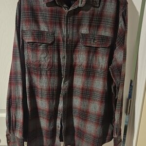 George Red and Black Checkered Shirt 2XL